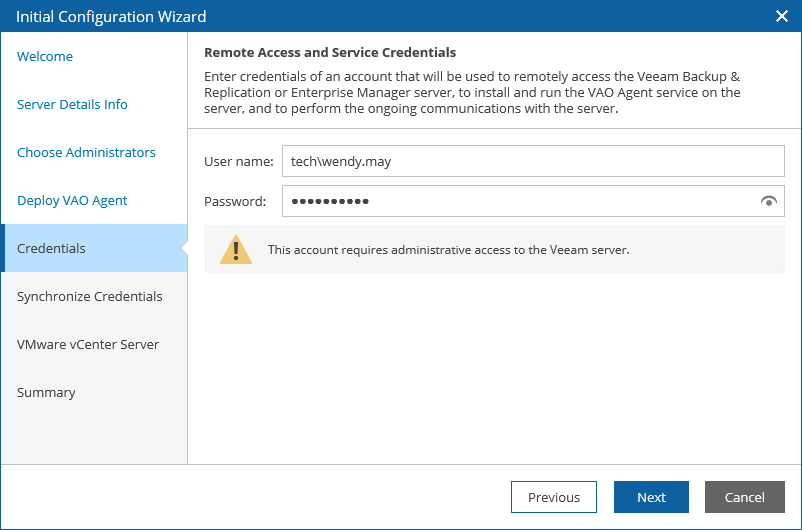 Registering VAO Server