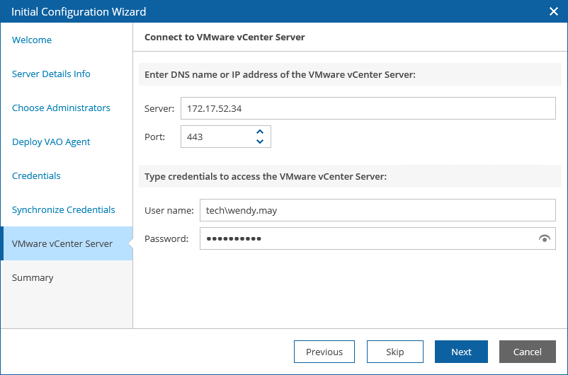 Registering VAO Server