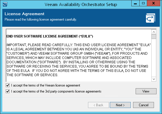 Step 2. Accept License Agreement