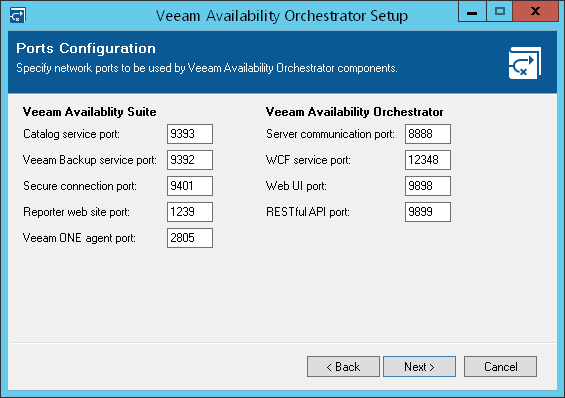 Step 10. Specify Service Ports