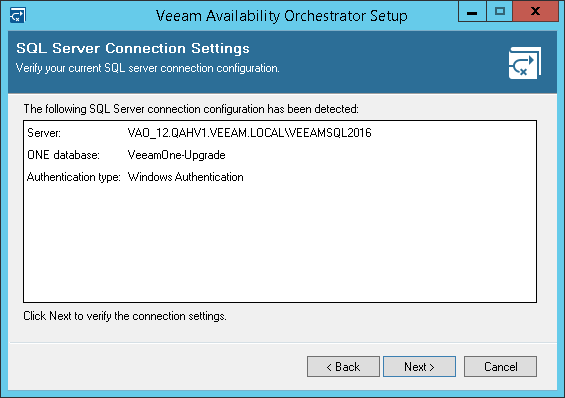 Step 11. Upgrade VAO UI
