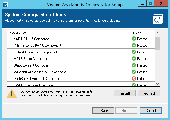Step 5. Perform System Configuration Check