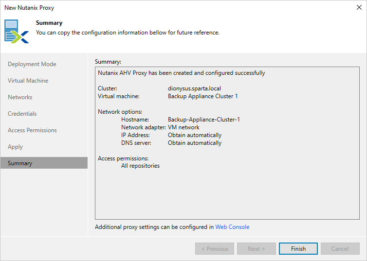 Step 8. Finish Working with Wizard
