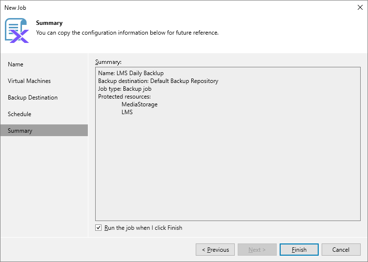 Step 6. Finish Working with Wizard