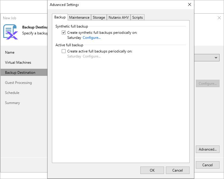 Configuring Advanced Settings