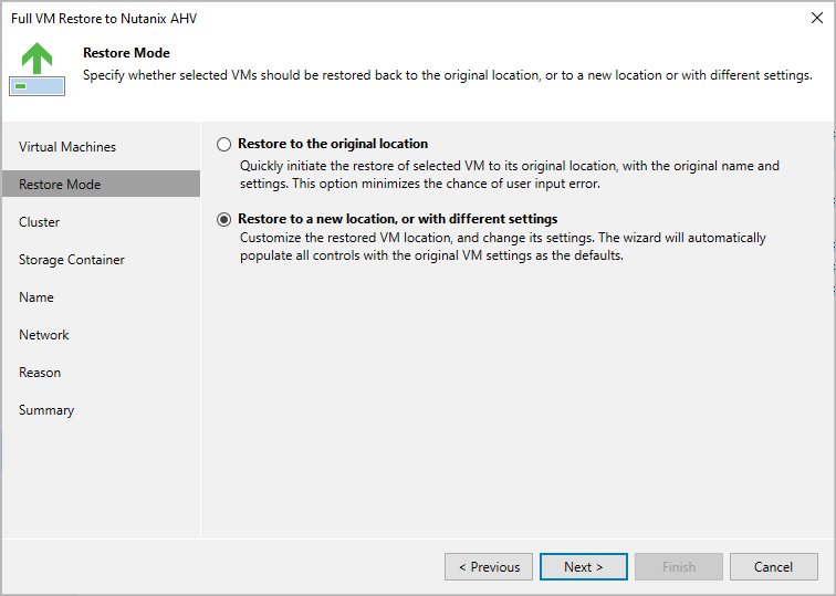 Step 3. Choose Restore Mode
