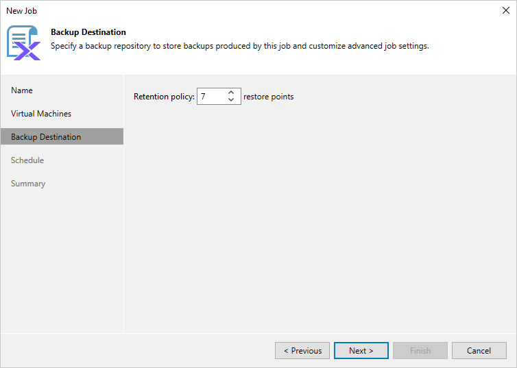 Step 4. Configure Retention Settings