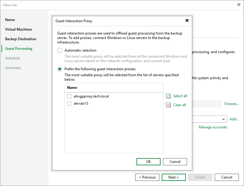 Step 5c. Choose Guest Interaction Proxy