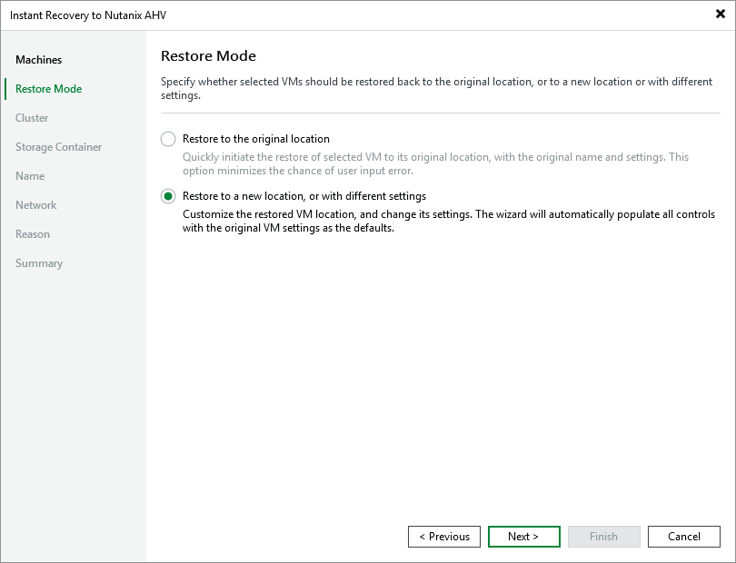 Step 3. Choose Restore Mode
