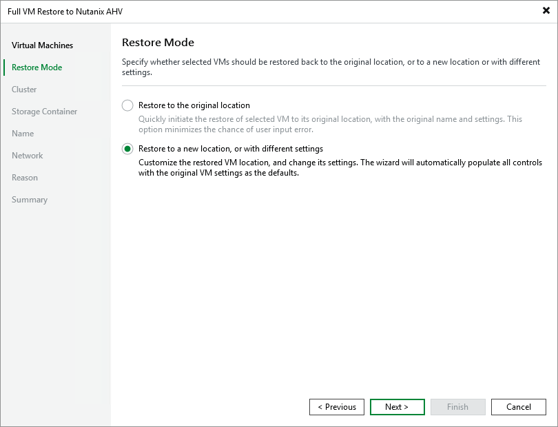 Step 3. Choose Restore Mode