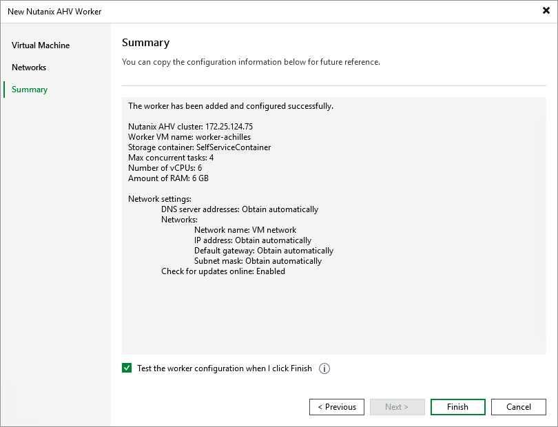 Step 4. Finish Working with Wizard