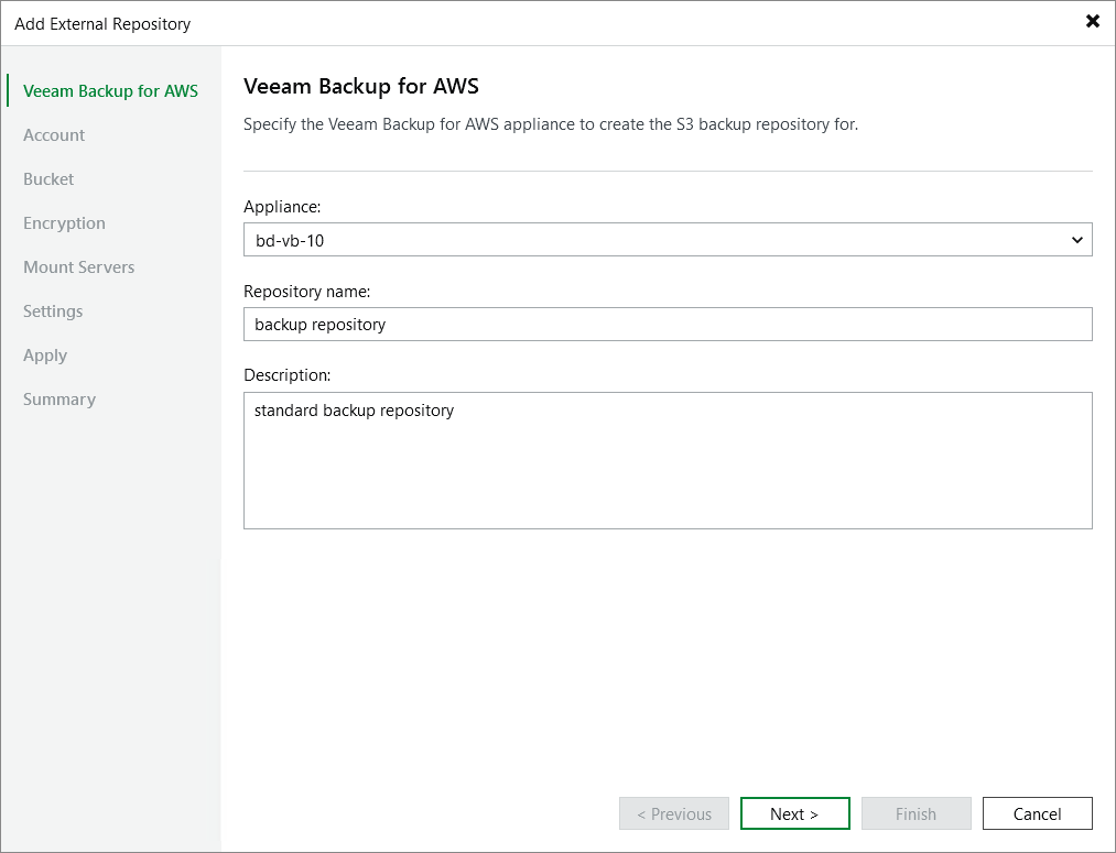 Step 2. Specify Repository Details