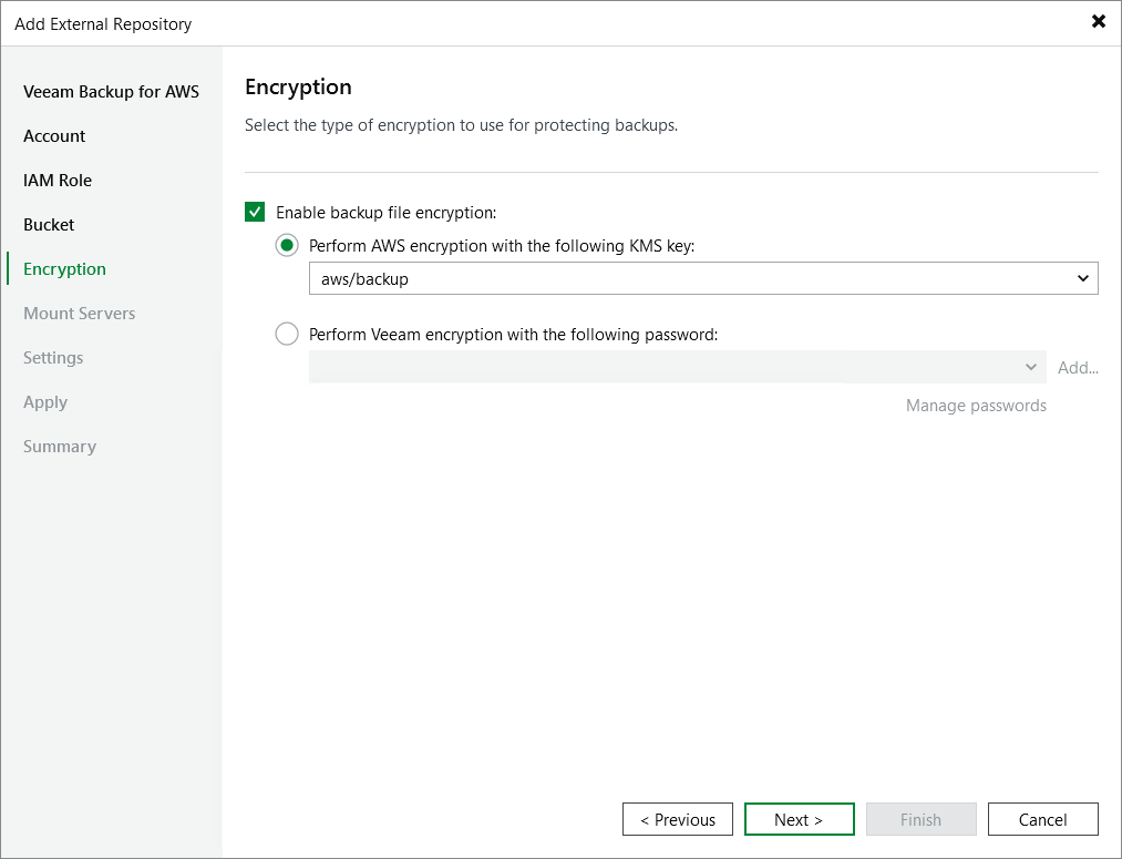 Step 6. Enable Data Encryption
