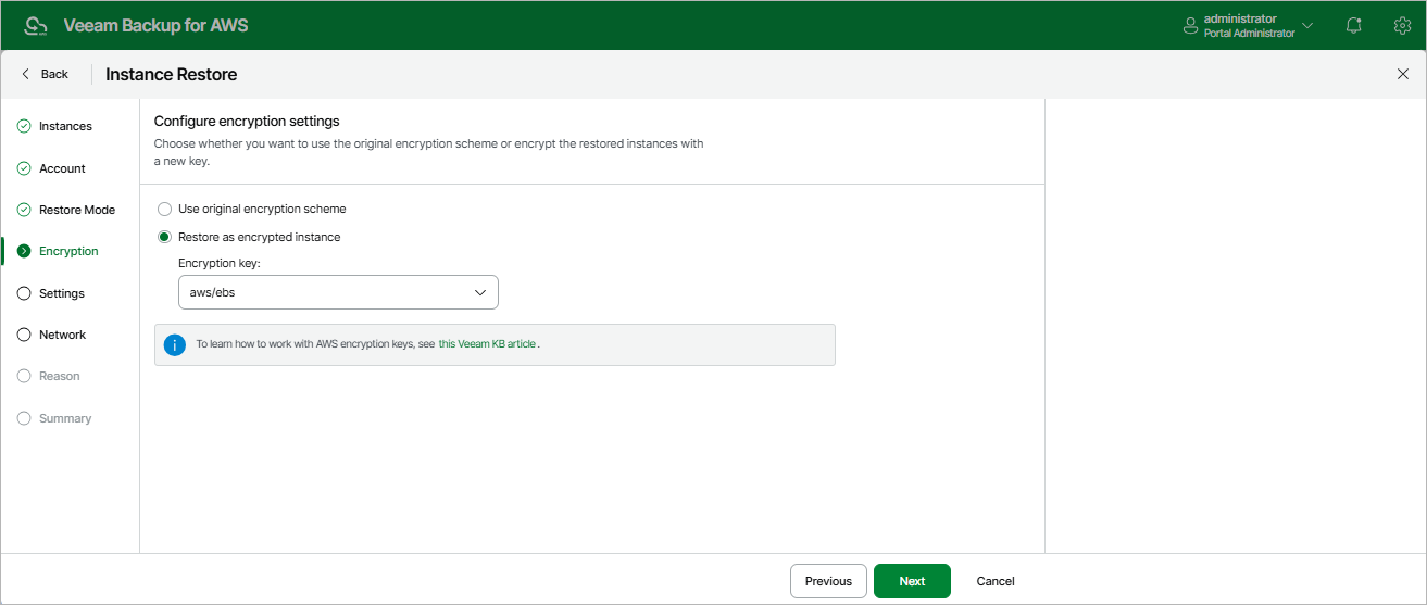 Restoring Entire EC2 Instance