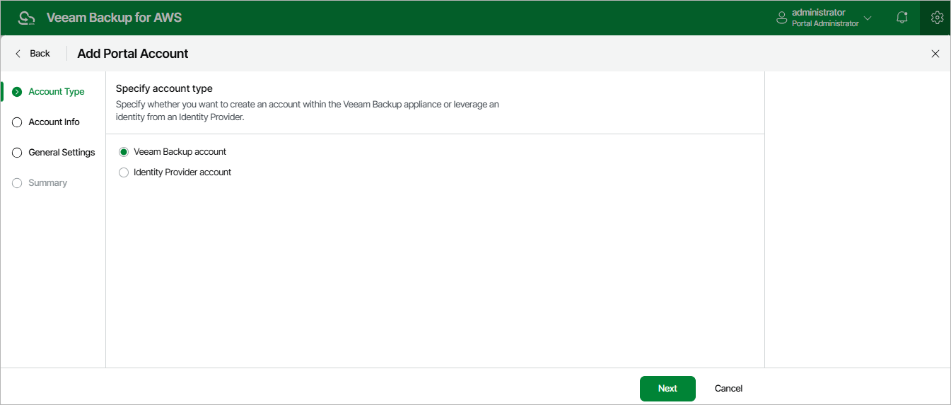 Adding User Account