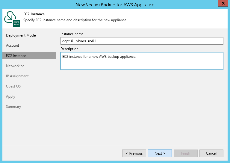 Step 4. Specify EC2 Instance