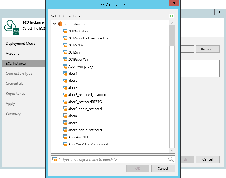 Step 4. Select EC2 Instance