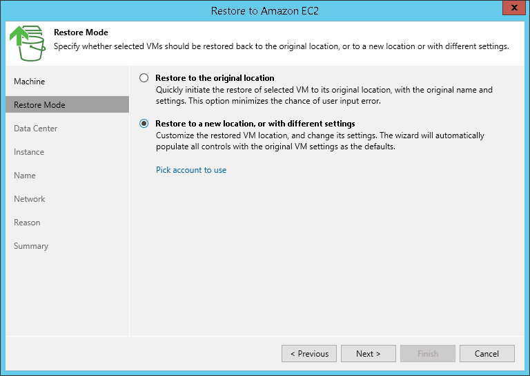 Step 3. Choose Restore Mode