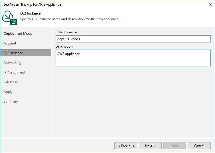 Step 4. Specify EC2 Instance