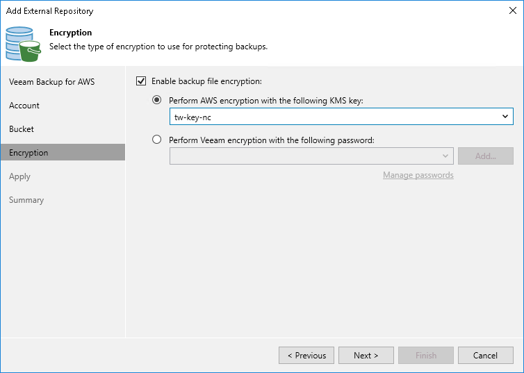 Step 5. Configure Encryption