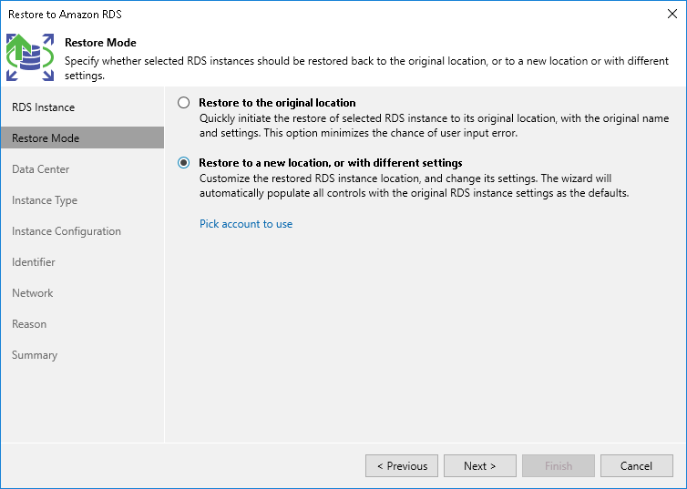 Step 3. Choose Restore Mode