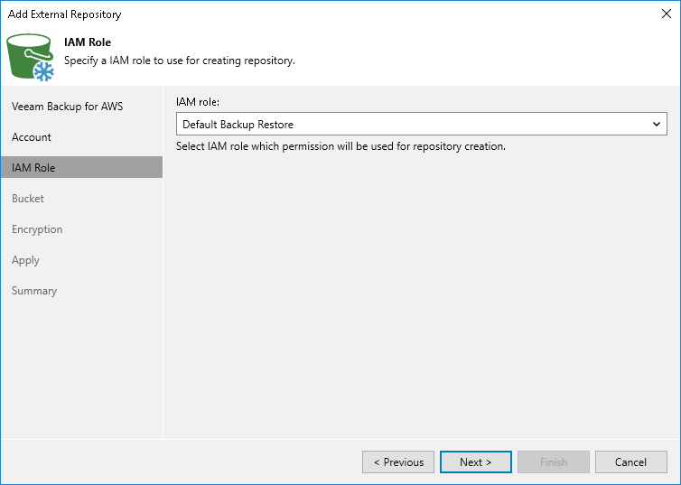 Step 4. Specify IAM Role
