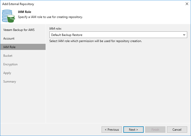 Step 4. Specify IAM Role