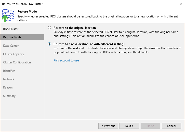 Step 3. Choose Restore Mode