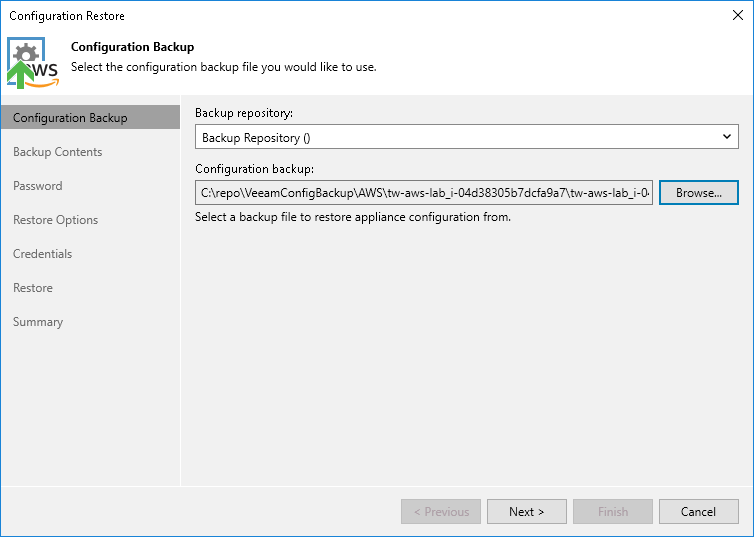 Step 2. Select Backup
