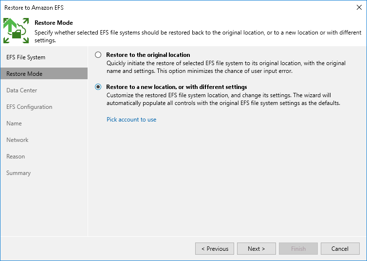Step 3. Choose Restore Mode