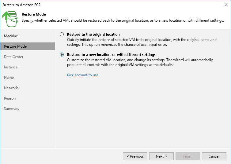 Step 3. Choose Restore Mode