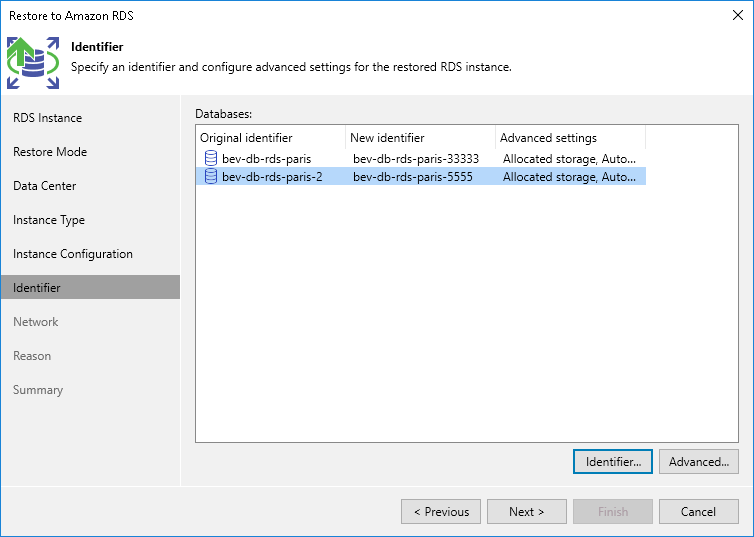 Step 8. Specify Database Identifier