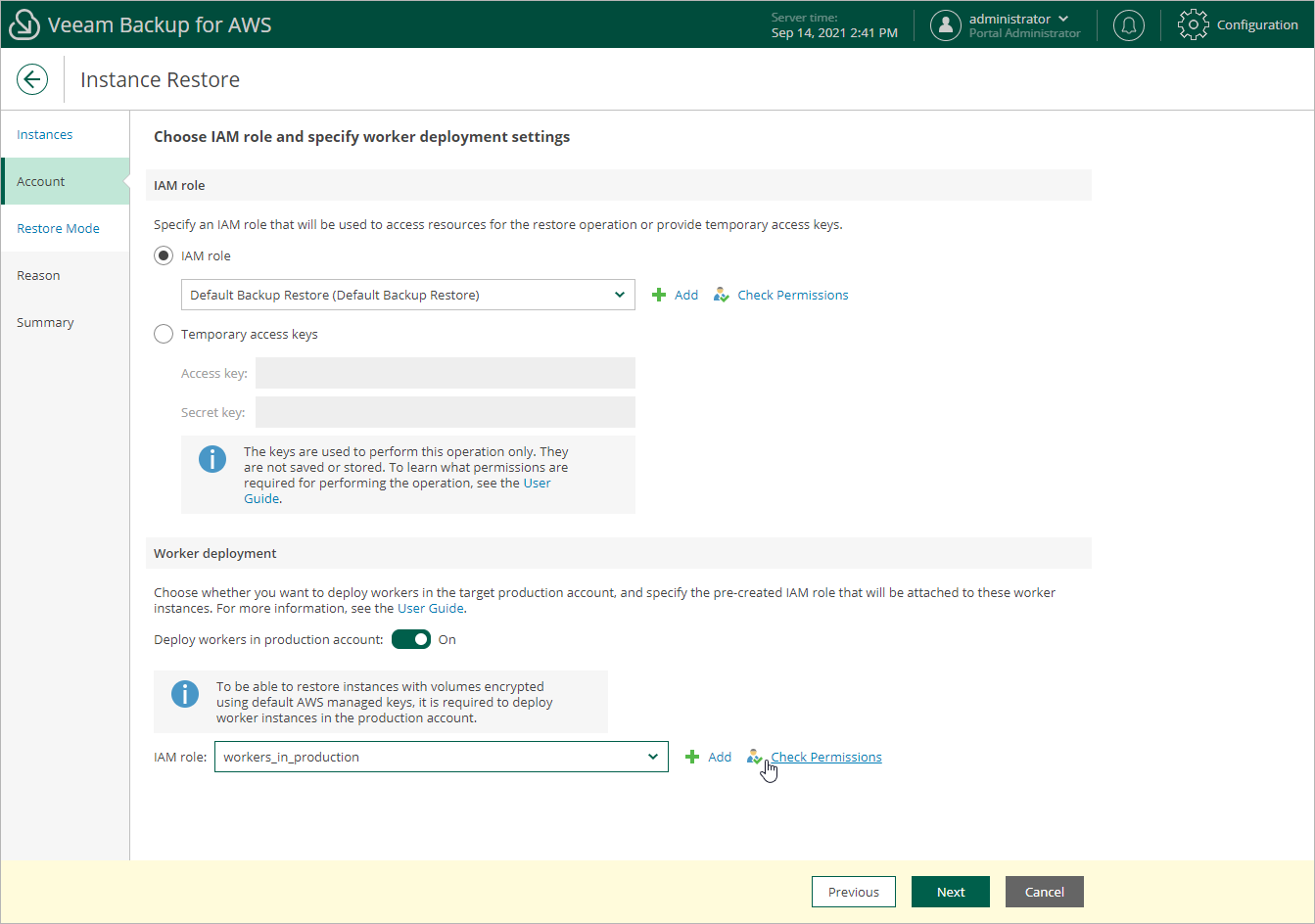 Restoring Entire EC2 Instance