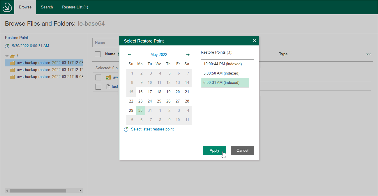 Restoring EFS Files and Folders