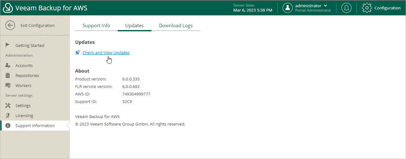 Checking for Updates