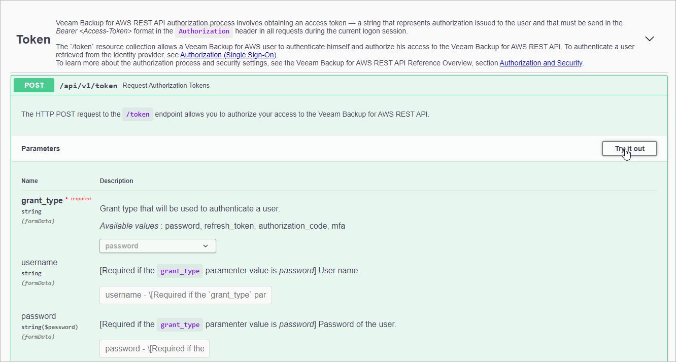 Getting Authorization Token
