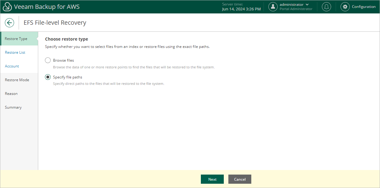 Restoring EFS Files and Folders