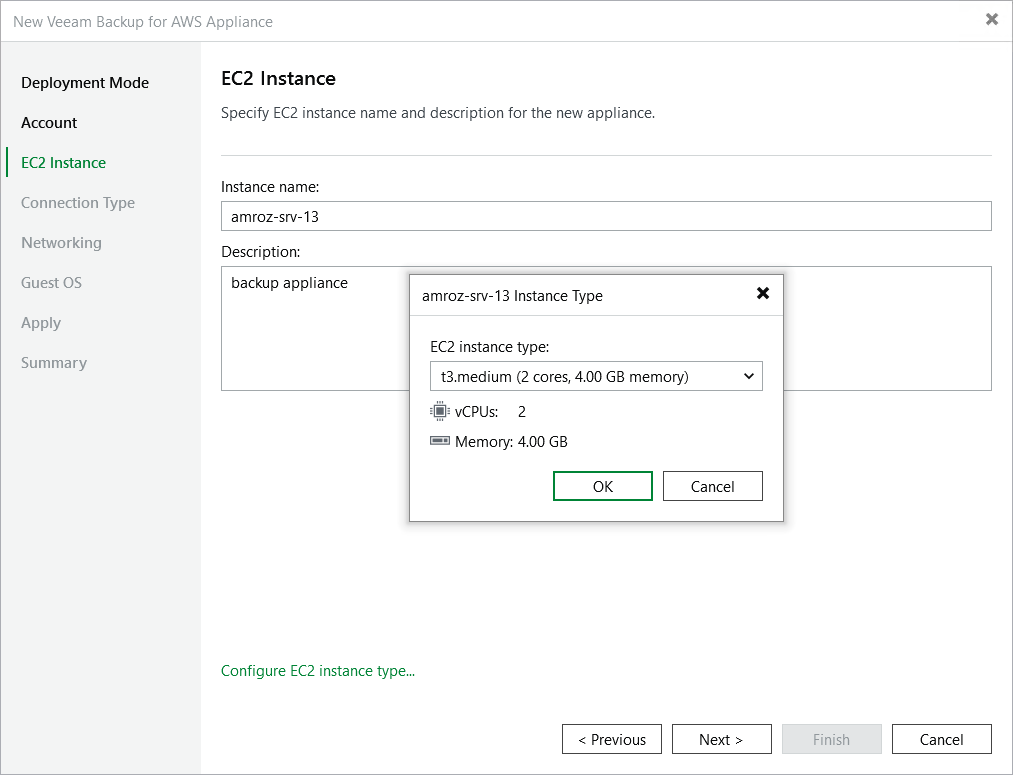 Step 4. Specify EC2 Instance Name and Description
