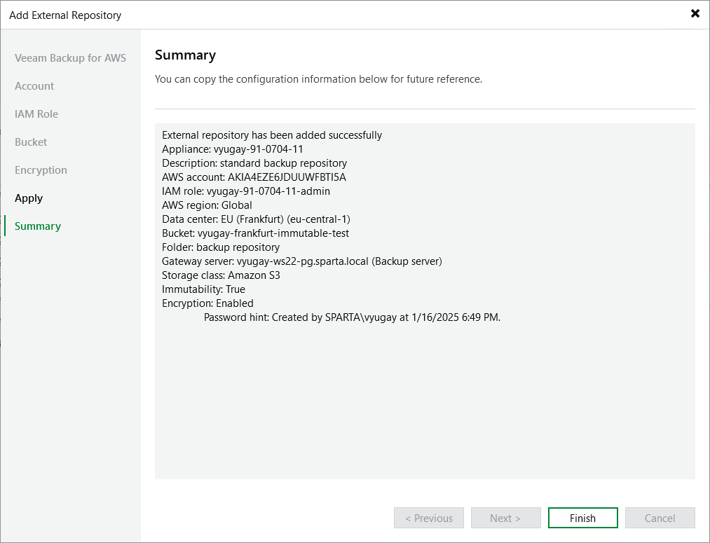 Step 9. Finish Working with Wizard