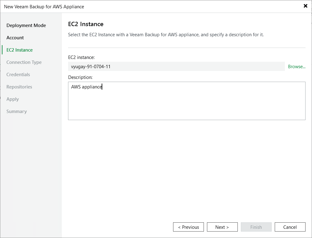Step 4. Select Appliance