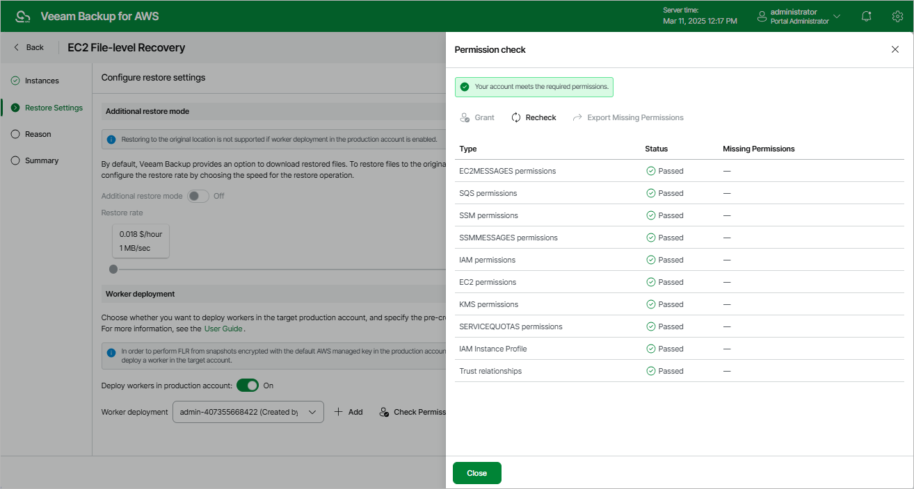 Restoring EC2 Files and Folders