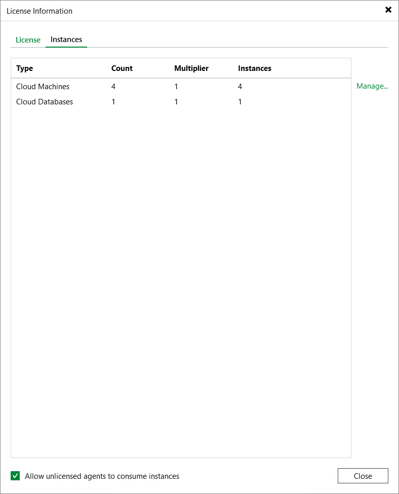 Viewing License Information