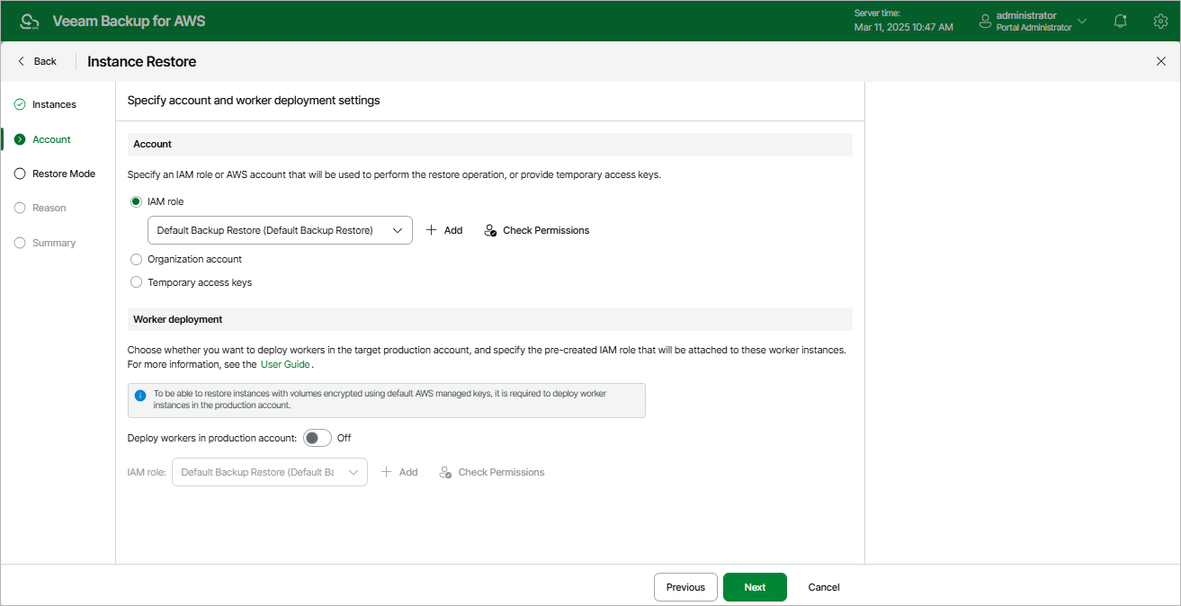 Restoring Entire EC2 Instance