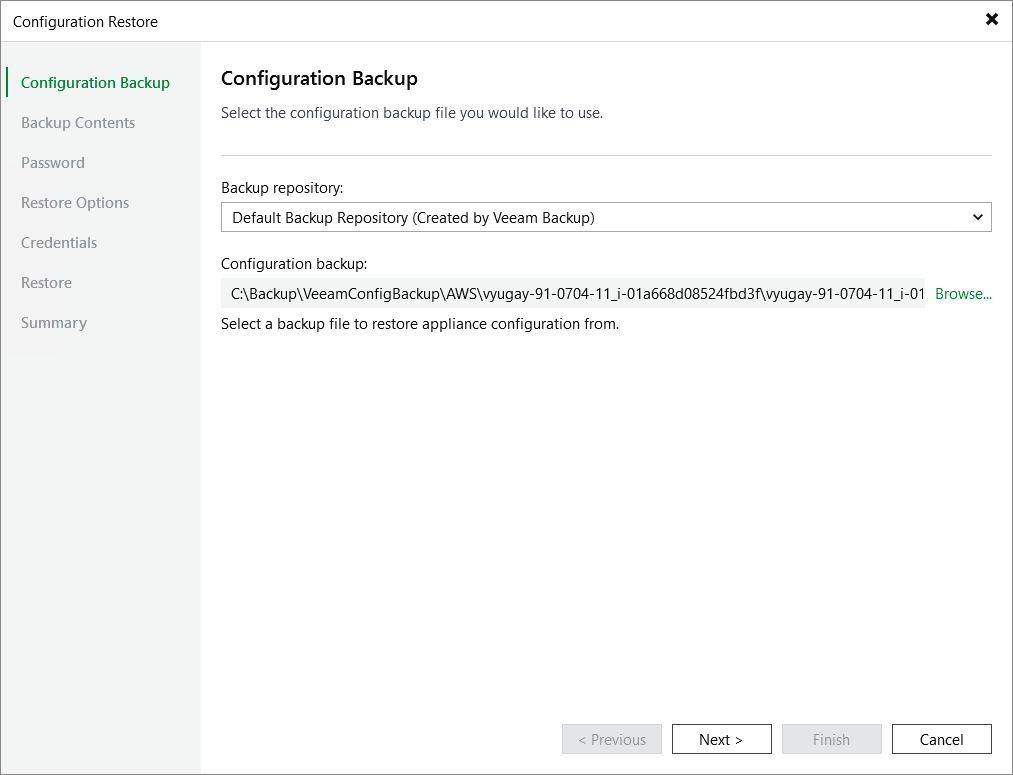 Step 2. Choose Backup File