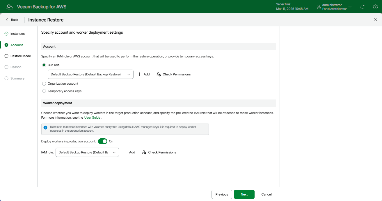 Restoring Entire EC2 Instance