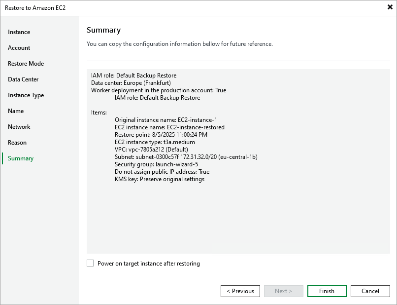 Step 10. Finish Working with Wizard