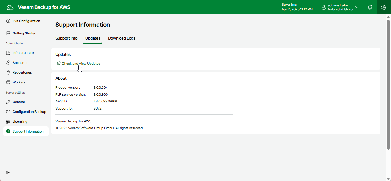 Checking for Updates