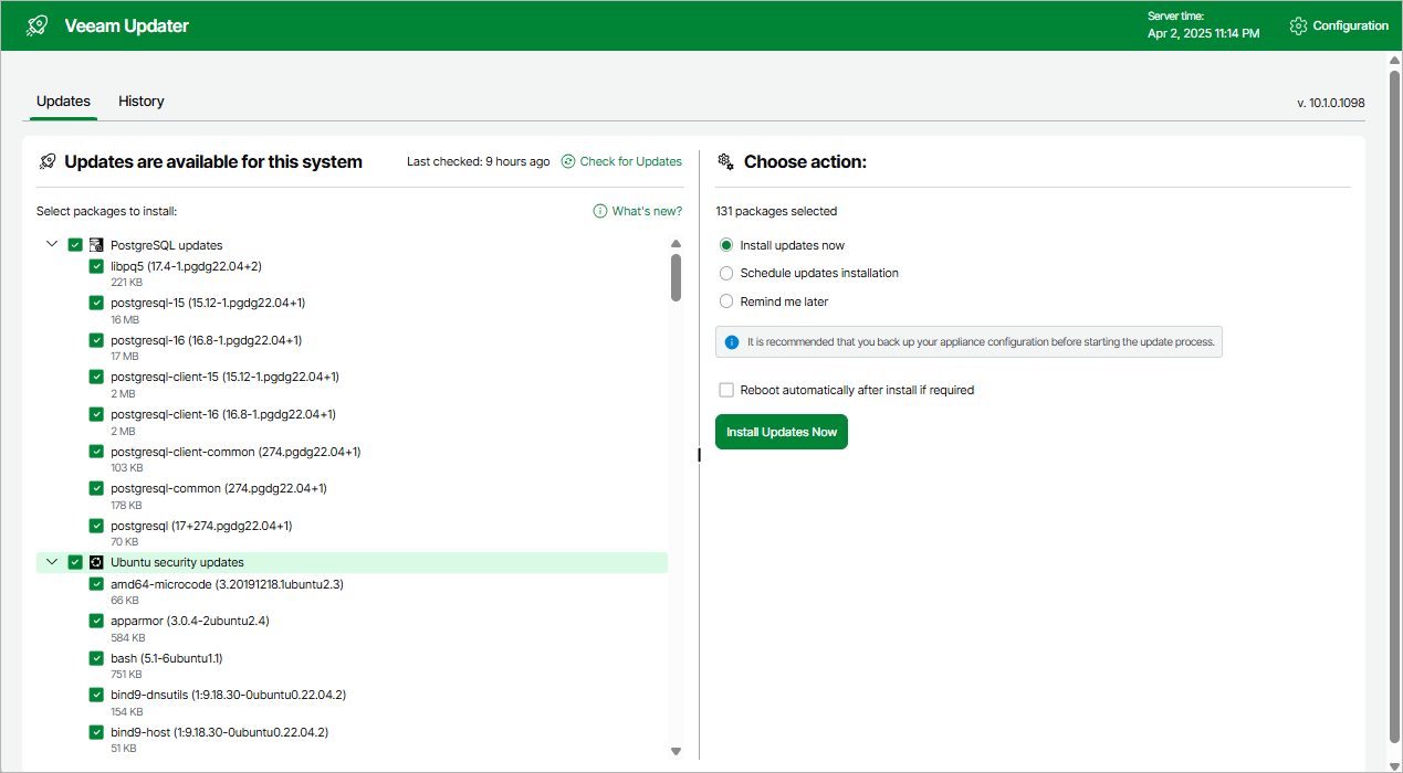 Checking for Updates