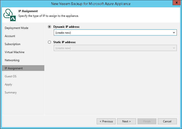 Step 7. Specify IP Settings