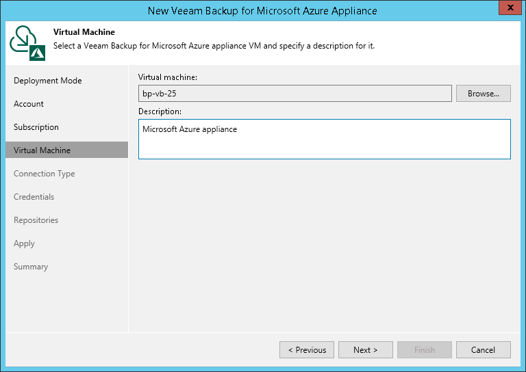 Step 5. Select Azure VM